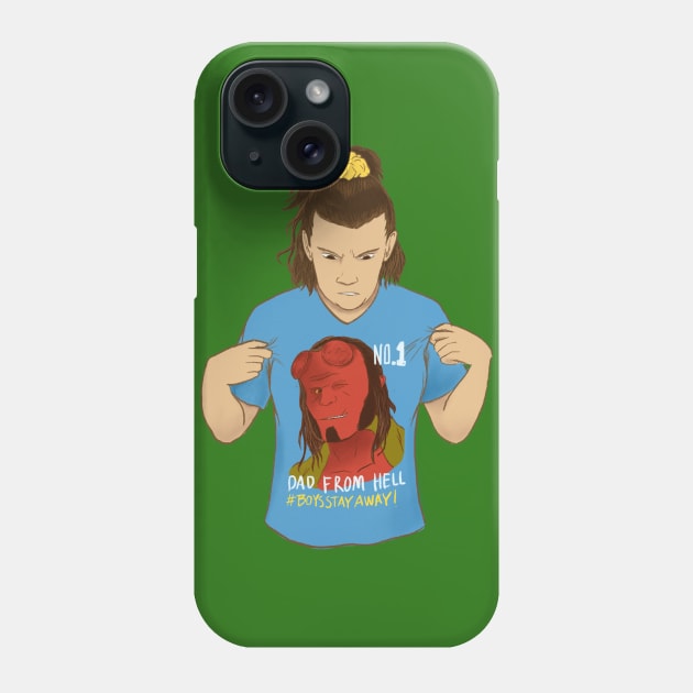 No.1 Dad From Hell Phone Case by The Graphicallist