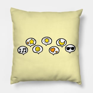 Butter Emoticon Pillow