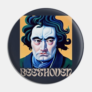 Ludwig van Beethoven Angry Pin