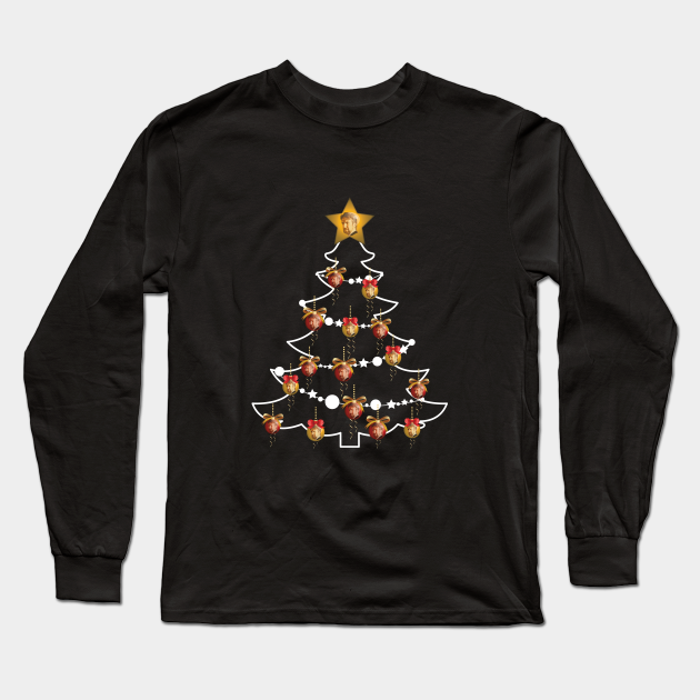 Hans Gruber Die Hard Christmas Tree Baubles - Die Hard - Long Sleeve T-Shirt