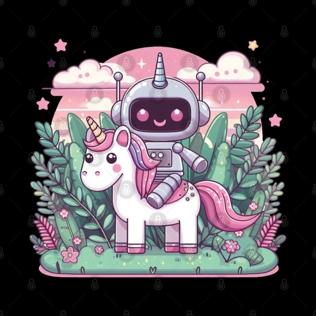 Cute Robot Unicorn by The Art-Mart