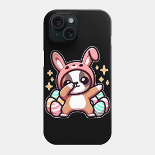 Dabbing Boxer Wearing Bunny Costume Phone Case