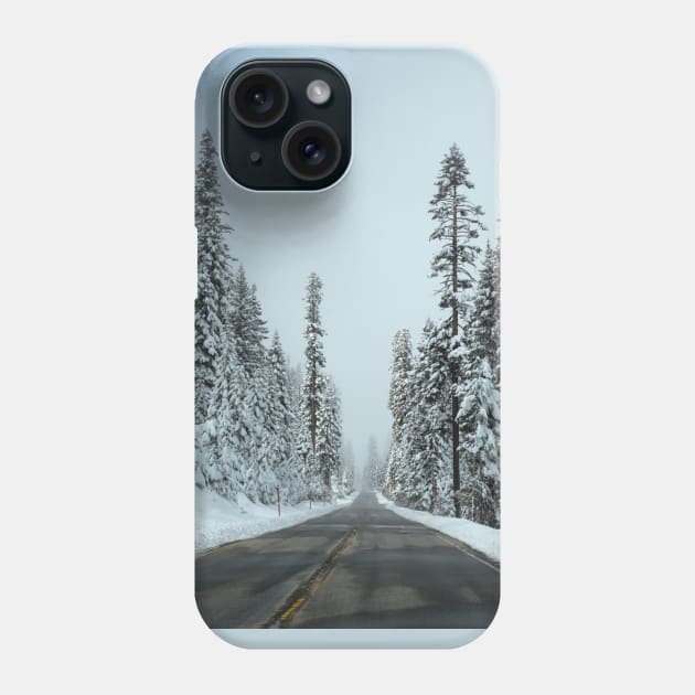 White winter scenery Phone Case by brighter bolder louder