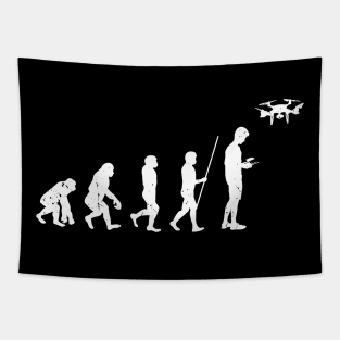 Drone Evolution Drone Pilot Quadrocopter Flying Tapestry