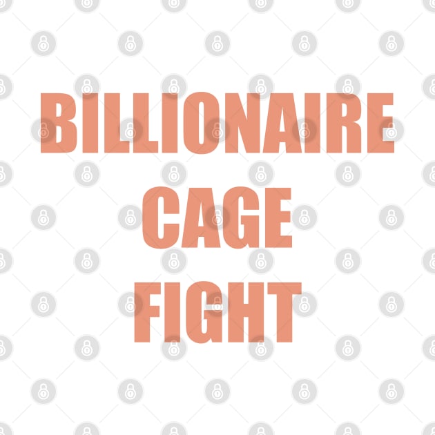 Billionaire Cage FIGHT by Toozidi T Shirts