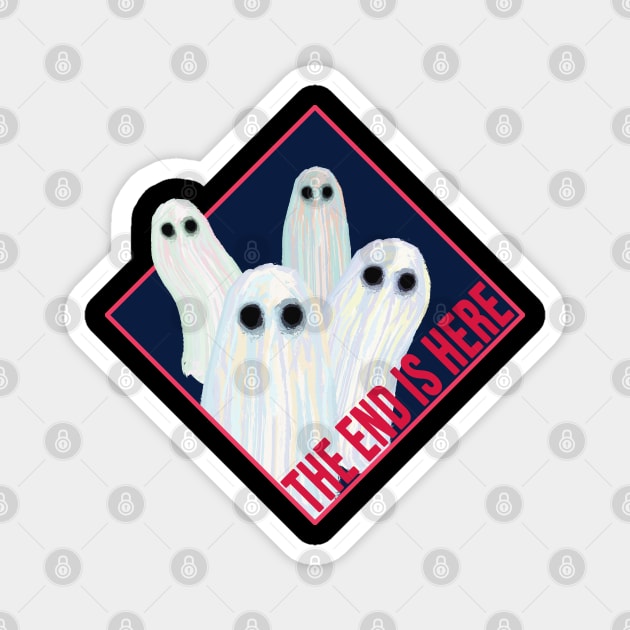 Phoebe ghosts Magnet by Brash Ideas