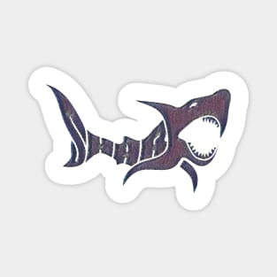 Shark Logo Font Magnet