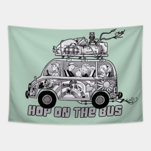 HOP ON THE BUS Tapestry