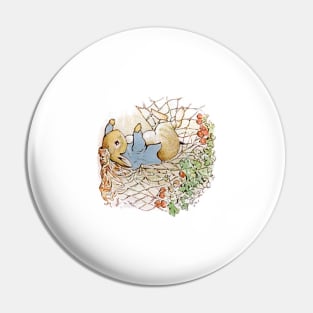 Beatrix Potter Peter netted Pin