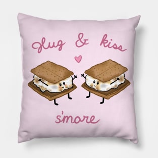 Hug and Kiss S'more Pillow