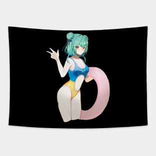 Uruha Rushia swimsuit Tapestry