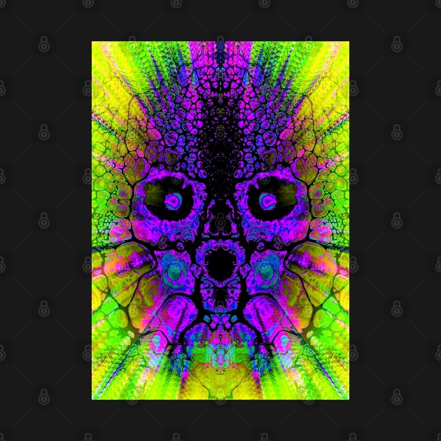 "Technicolor Skull" by Colette22