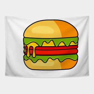 Cheese Burger Tapestry