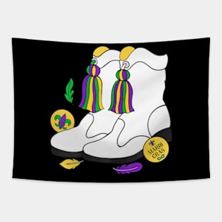 Mardi Gras Marching Boots Majorette Boots Parade Carnival Tapestry