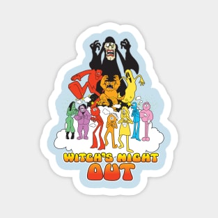 Witch's Night Out Magnet