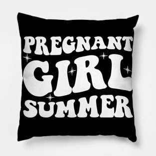 Pregnant Girl Summer Pillow