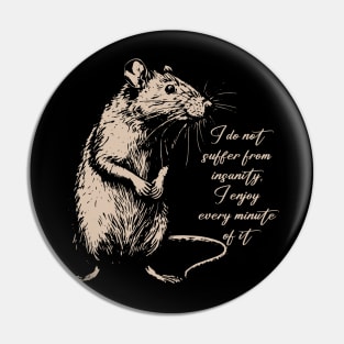 Majestic Rodents Full Rat T-Shirts for Royal Fashion Statements Pin