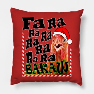 "Christmas Caroling Chicken" Pillow