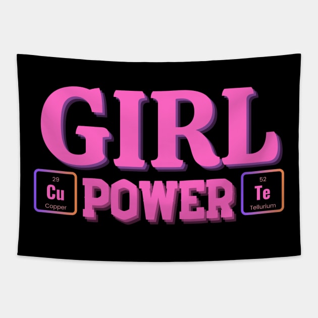 Girl Power Science Tapestry by TrendsCollection