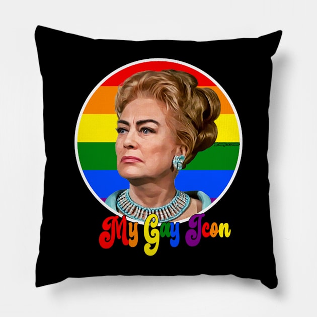 My Gay Icon Pillow by Camp.o.rama