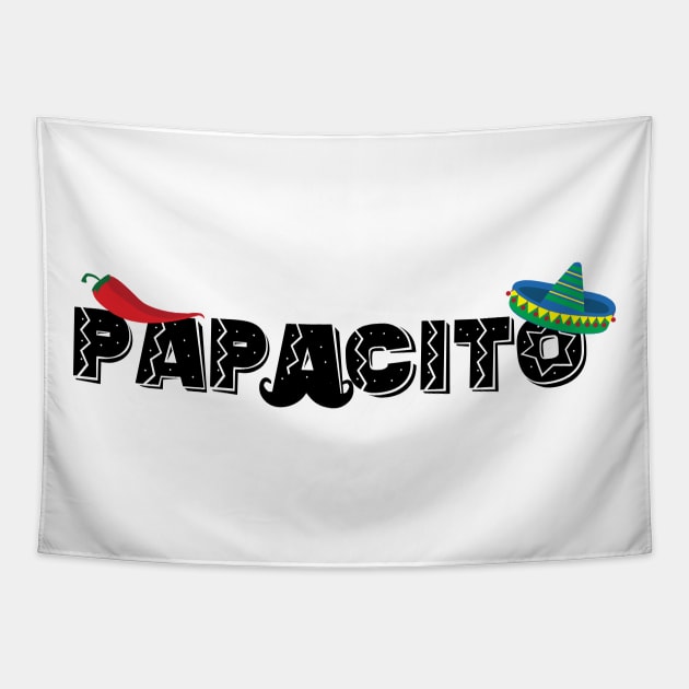 Papacito - 5 Cinco de Mayo Holiday Gift Tapestry by xaviervieira