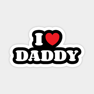 I Heart Daddy v2 Magnet