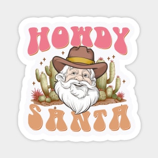 Howdy Santa Magnet