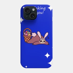 Thinking of You - Easter Bunny Sloth Phone Case