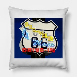 The Silver Moon on route 66 Pillow