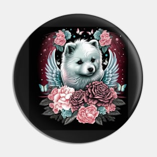 Angelic Samoyed Pin