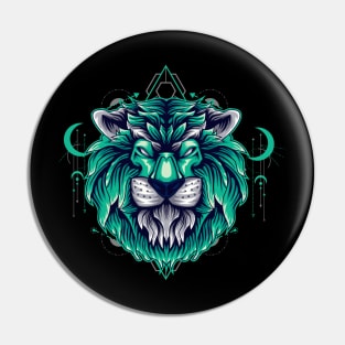 lion head Pin