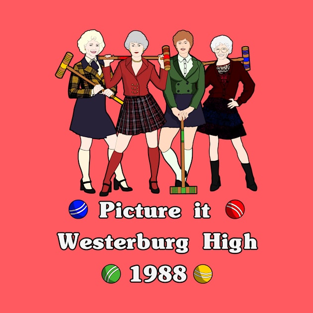 Heathers x Golden Girls by Aurii