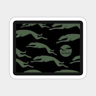 CAMO (BLACK'N GREEN) FOR RUNNING SIGHTHOUND LOVERS Magnet