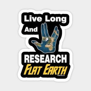 Flat Earth Map Magnet