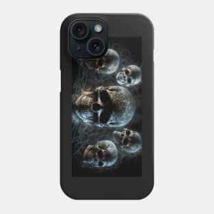 Skull Series Light Fire Art Phone Case