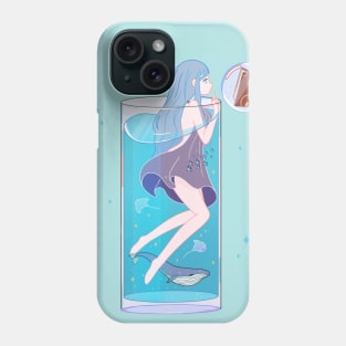 Girl in cup Phone Case