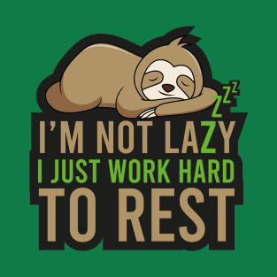 Yard work by sloth T-Shirt