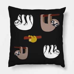 Sloth 5 pk Stickers Collection Pillow