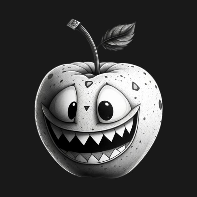 Cartoon jaws apple by stkUA