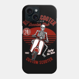 Riding Scooter Phone Case