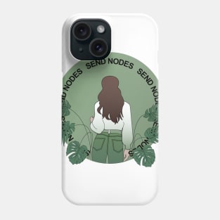 Send Nodes Plant Girl Phone Case