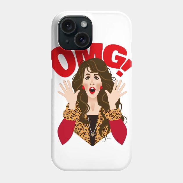 OMG! Phone Case by AlejandroMogolloArt