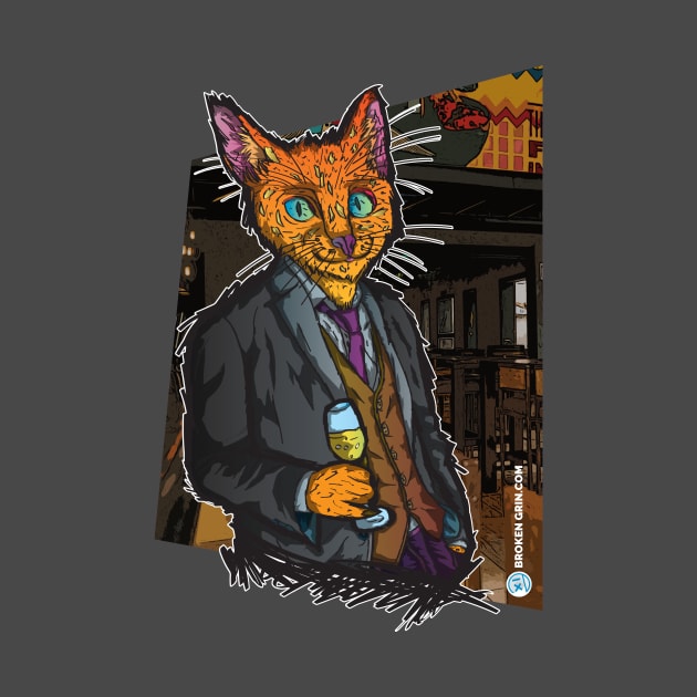 Cheers Grunge Cat by BrokenGrin