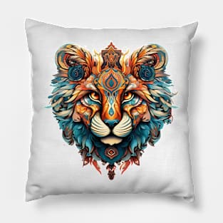 Boho Animal Face #2 Pillow