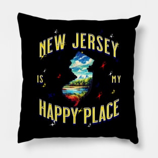 New Jersey is my Happy Place Pillow