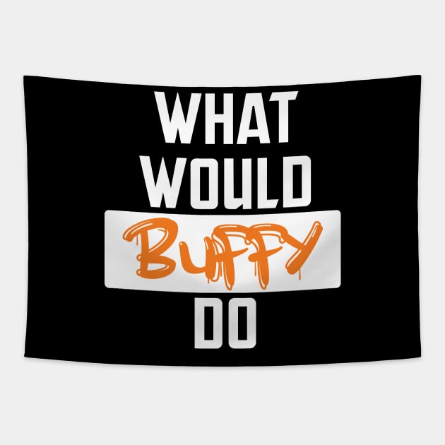 what would buffy do Tapestry by teestaan