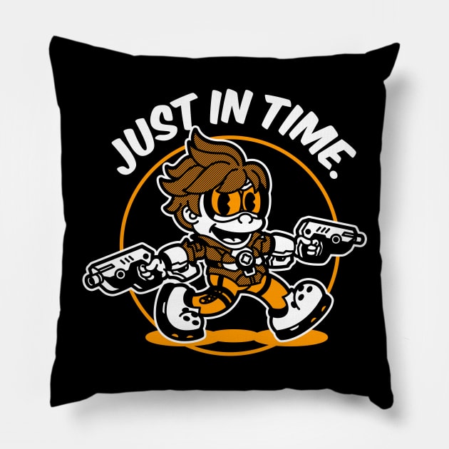 Tracer Time Pillow by ricechuchu