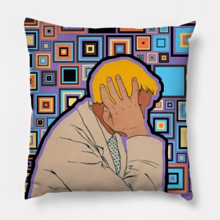 Repentant Boy: I made a mistake! Pillow