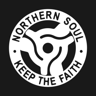 Northern Soul Badges 45 Single Manchester, Blackpool, Stoke T-Shirt