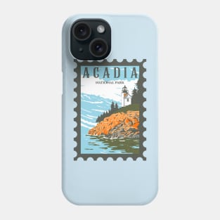 Acadia National Park Stamp Phone Case